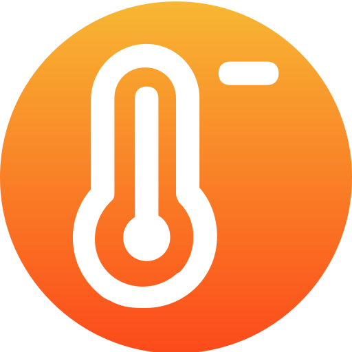 temperatura Generic Flat Gradient icona