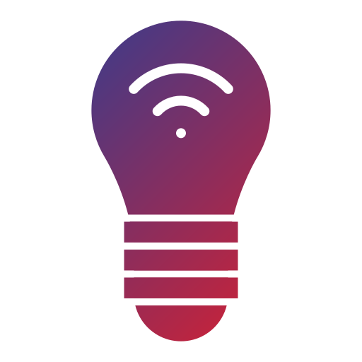 slimme lamp Generic Flat Gradient icoon