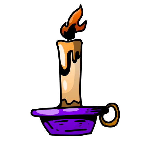 свеча Generic Hand Drawn Color иконка