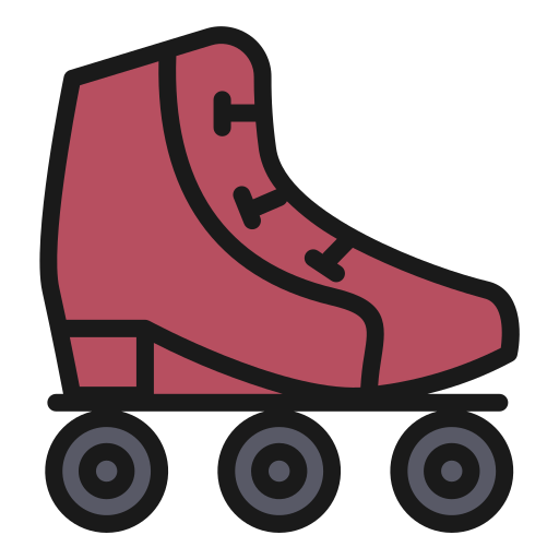Roller Skate Generic Outline Color icon