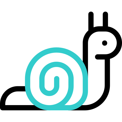 snail Basic Accent Outline icon