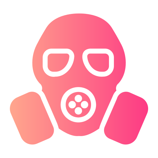 máscara de gas Generic Flat Gradient icono