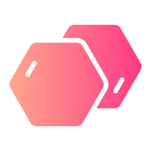 hexagon Generic Flat Gradient icon
