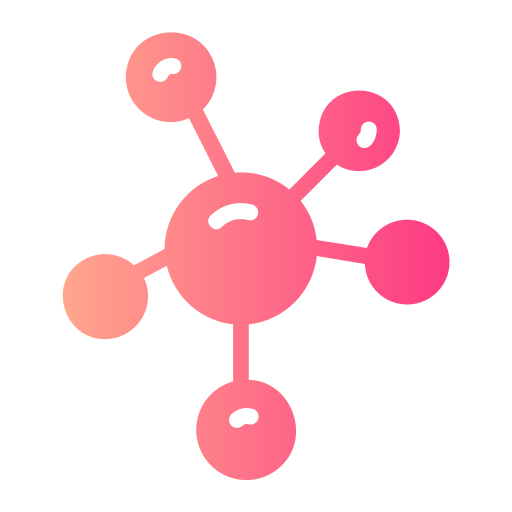 Molecule Generic Flat Gradient icon