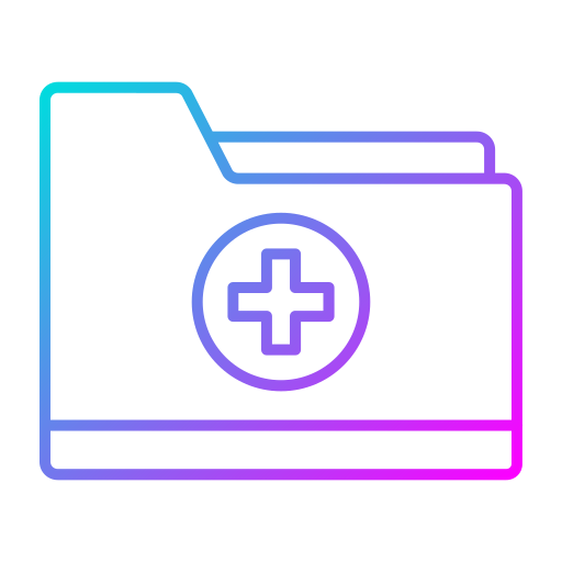 Medical folder Generic Gradient icon