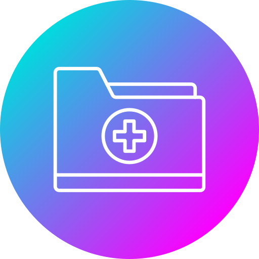 Medical folder Generic Flat Gradient icon