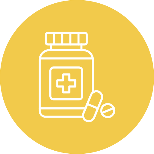 Pills bottle Generic Flat icon