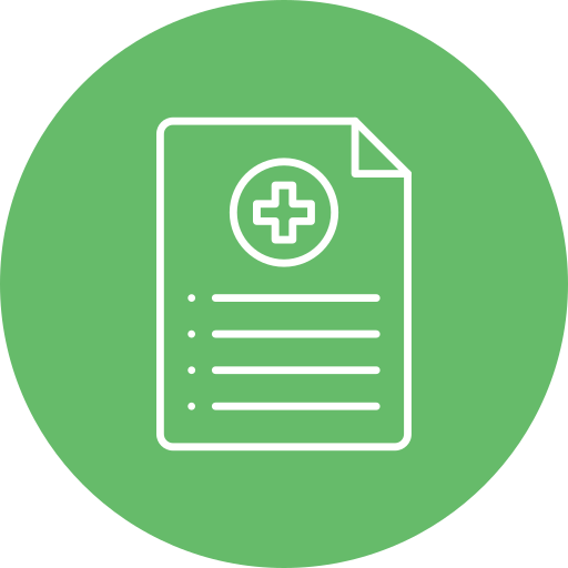 Medical prescription Generic Flat icon