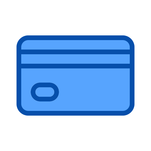 carta di debito Generic Blue icona