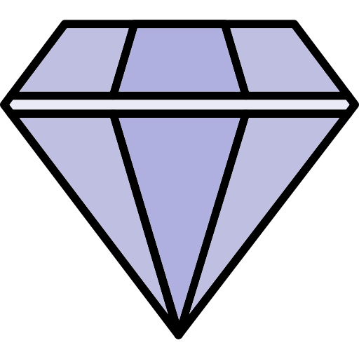 diamant Generic Outline Color icon