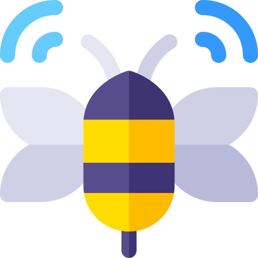 abeja Basic Rounded Flat icono