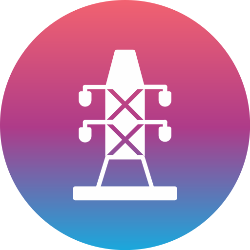 Electric Tower Generic Flat Gradient icon