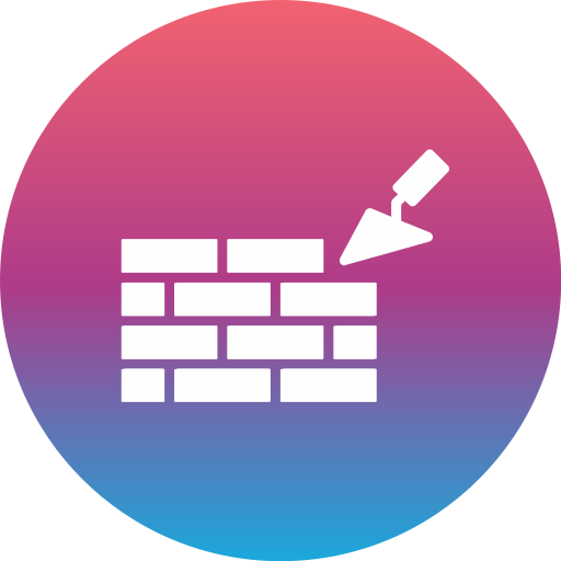 Brick wall Generic Flat Gradient icon