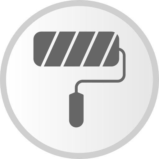Paint roller Generic Grey icon
