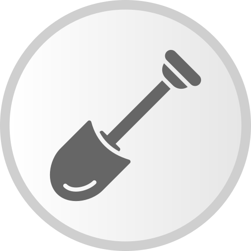 シャベル Generic Grey icon