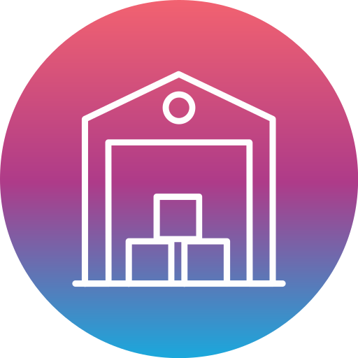 Warehouse Generic Flat Gradient icon