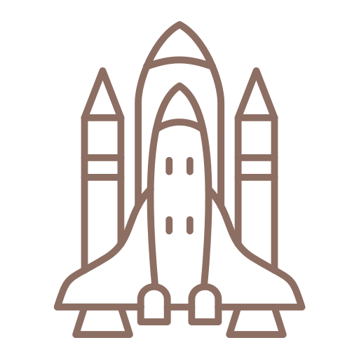 Space Shuttle Generic Simple Colors icon