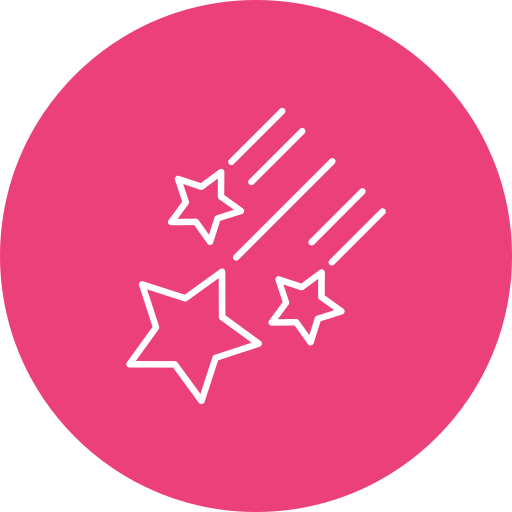 Shooting stars Generic Flat icon