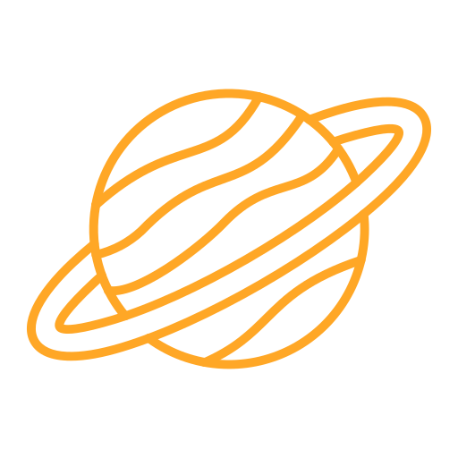Saturn Generic Simple Colors icon