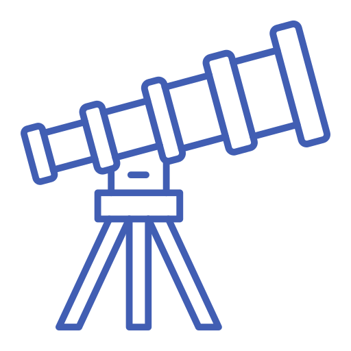Telescope Generic Simple Colors icon