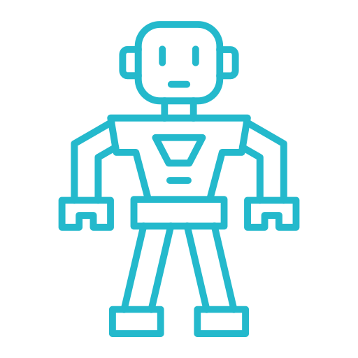 Robot Generic Simple Colors icon