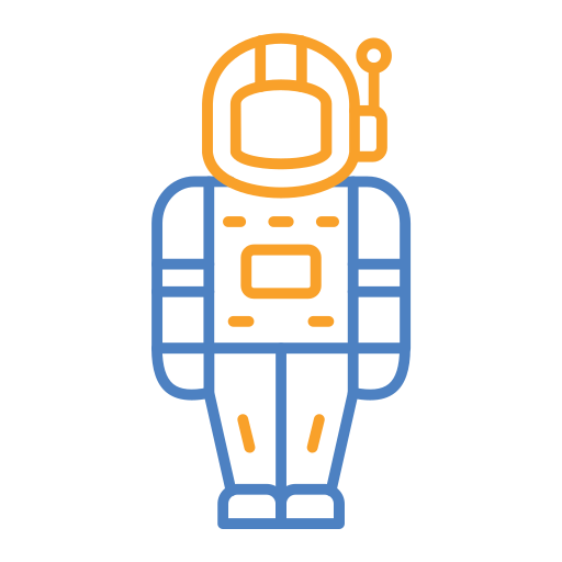 Space suit Generic Outline Color icon