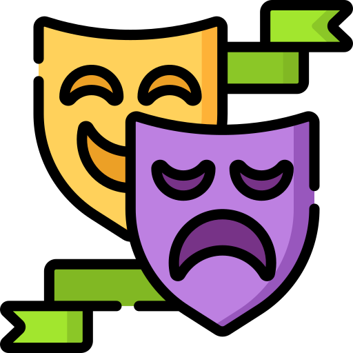 Theatre mask Special Lineal color icon