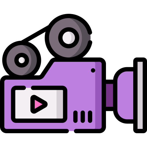비디오 카메라 Special Lineal color icon