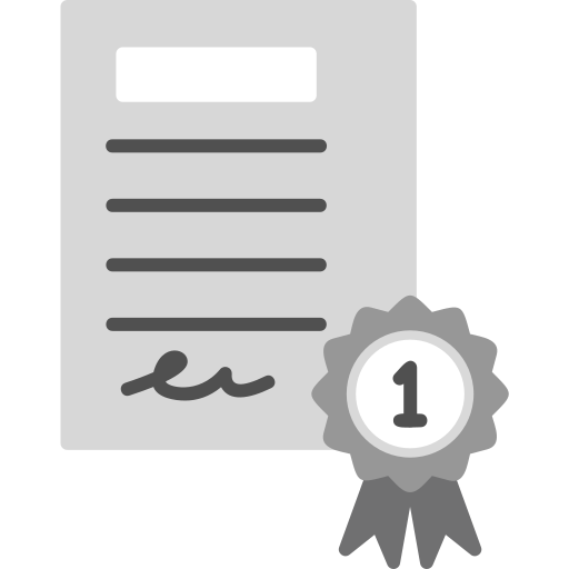 certificaat Generic Grey icoon