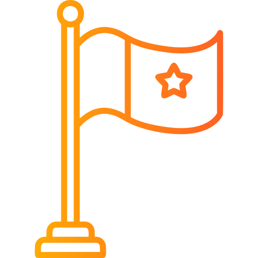 Flag Pole Generic Gradient icon