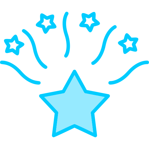 Stars Generic Blue icon