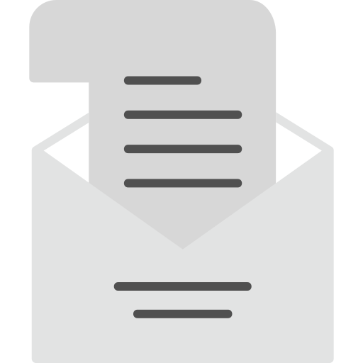 Letter Generic Grey icon