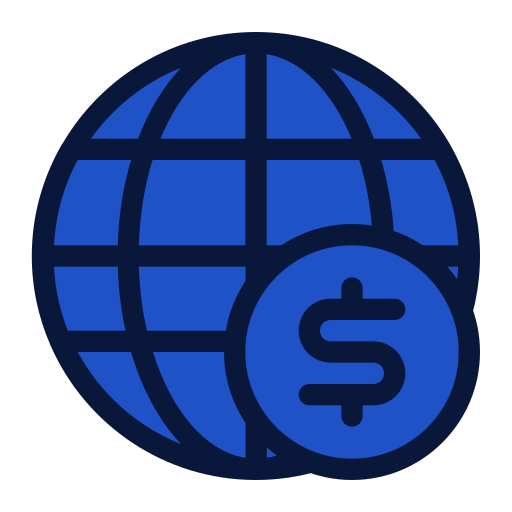 mercado de divisas Generic Blue icono