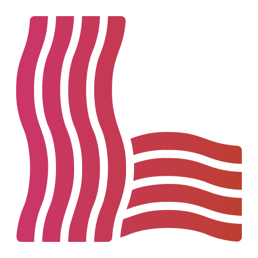 bacon Generic Flat Gradient icona