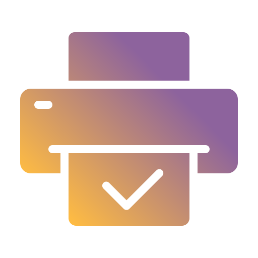 drucker Generic Flat Gradient icon