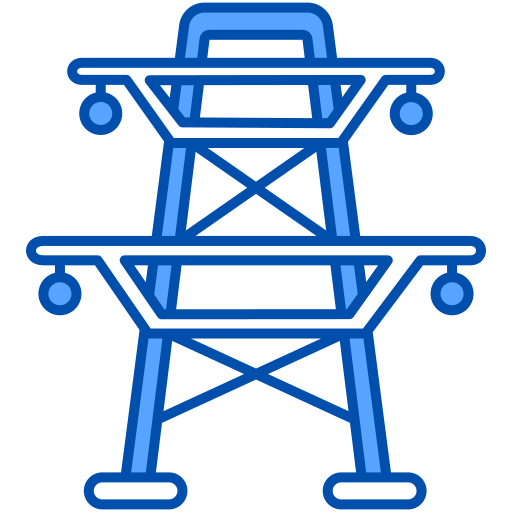 전기 타워 Generic Blue icon