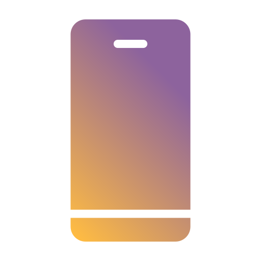 teléfono de mano Generic Flat Gradient icono