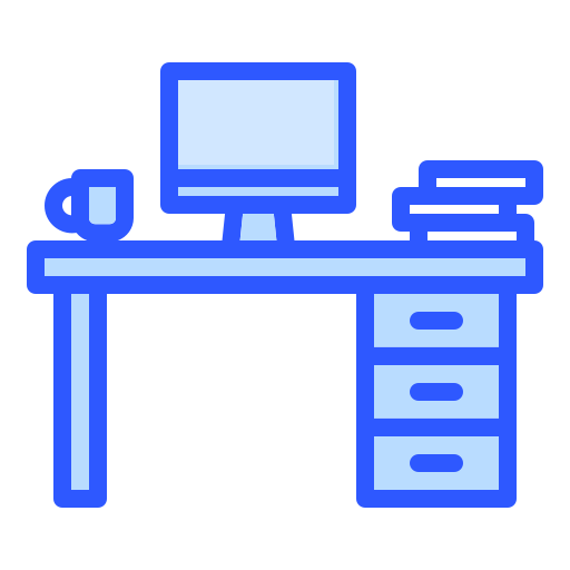 table de travail Generic Blue Icône