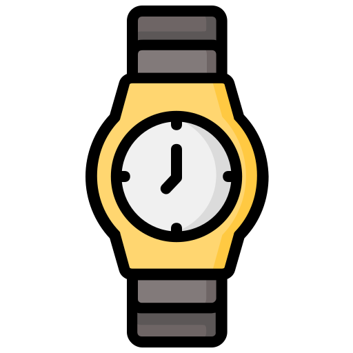 orologio da mano Generic Outline Color icona