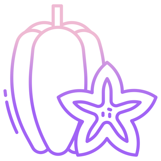 stella di frutta Generic gradient outline icona