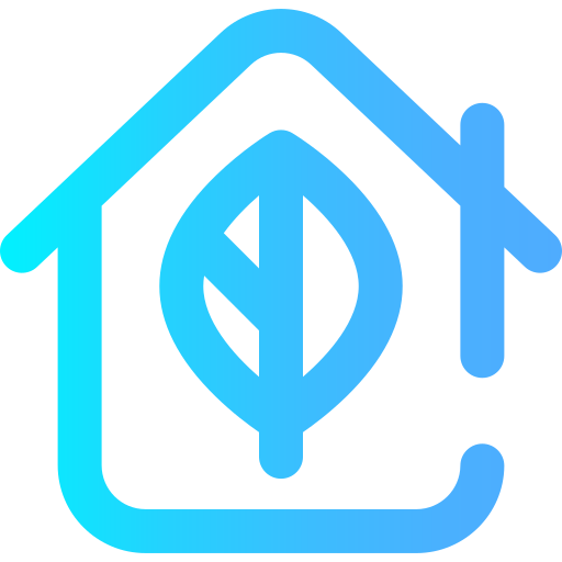 house Super Basic Omission Gradient icon