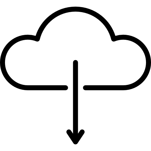 pobierz z chmury Special Lineal ikona