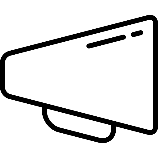 메가폰 Special Lineal icon