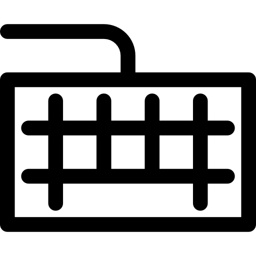 Keyboard Basic Rounded Lineal icon