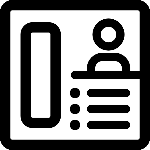 Interphone Basic Rounded Lineal icon