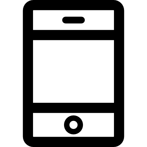 smartphone Basic Rounded Lineal icon