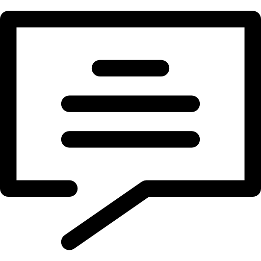 メッセージ Basic Rounded Lineal icon