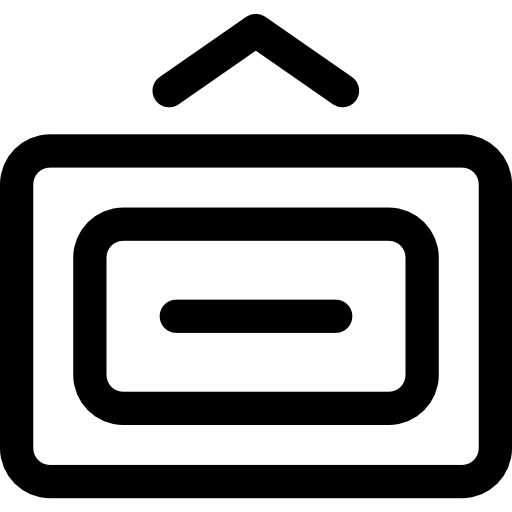 開ける Basic Rounded Lineal icon