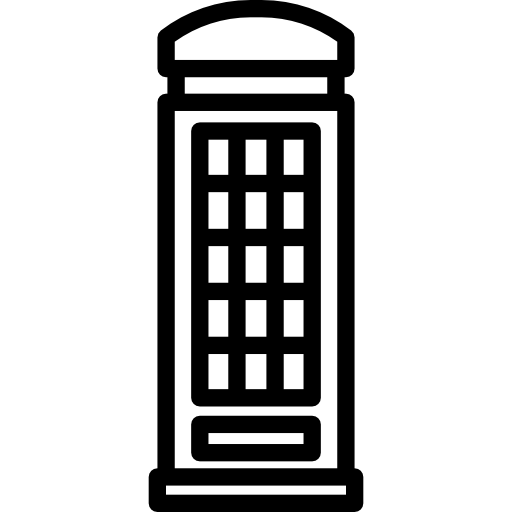 cabina telefónica Special Lineal icono