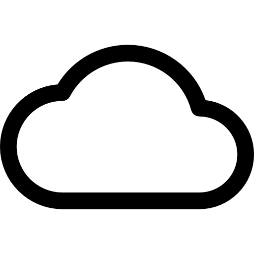 Cloud Basic Rounded Lineal icon